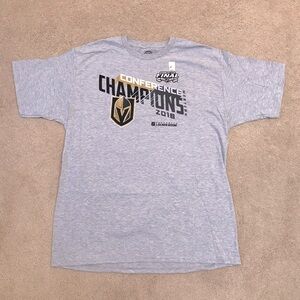 Vegas Golden Knights 2018 Western Conference Champions Mens Graphic T Shirt XL